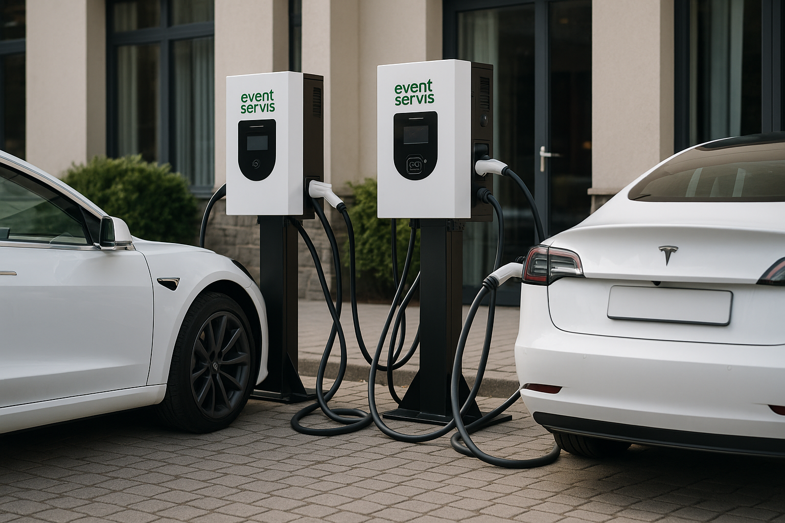 mobilna stacja DC CCS 40kW szybkie ładowanie samochodu elektrycznego